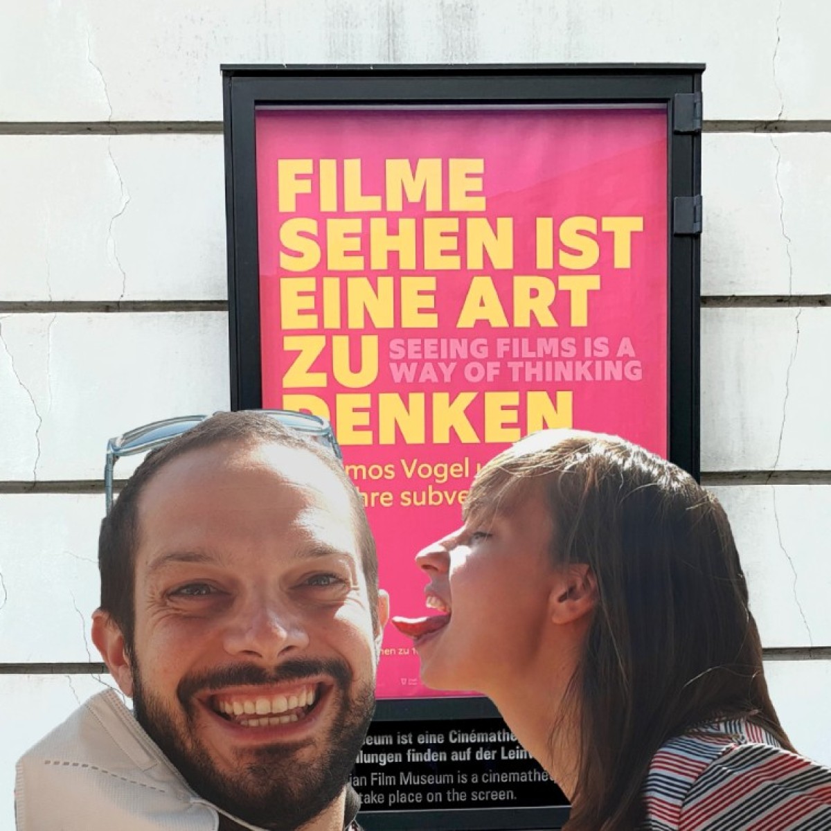 Claudio Santancini und Nadja Šičarov (Österreichisches Filmmuseum)