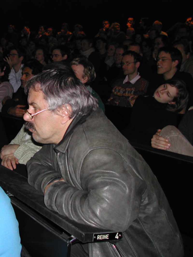 Filmproduzent Erich Lackner im Publikum