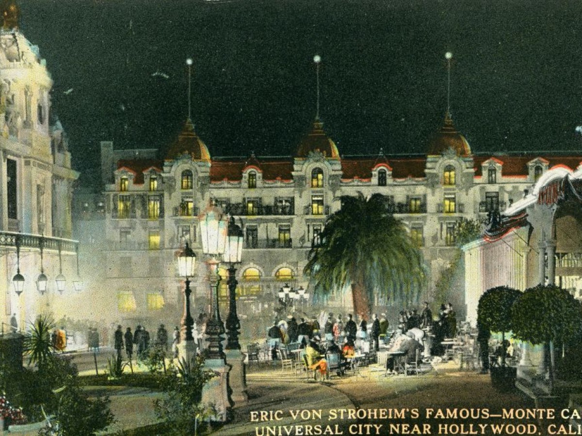 Postcard for "Foolish Wives", 1922