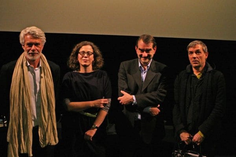 Chris Dercon, Barbara Pichler, Alexander Horwath, Lars Henrik Gass © ÖFM/Eszter Kondor