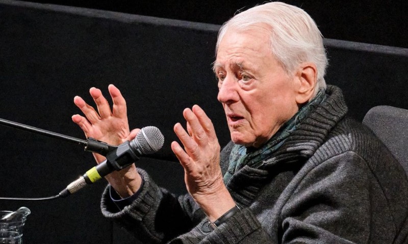 Alexander Kluge im Filmmuseum, Februar 2026 (Foto: ÖFM © Eszter Kondor)