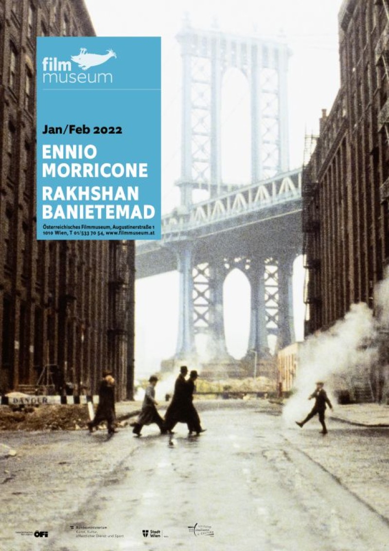 Plakat Ennio Morricone (Titelbild: Once Upon a Time in America, 1984, Sergio Leone)