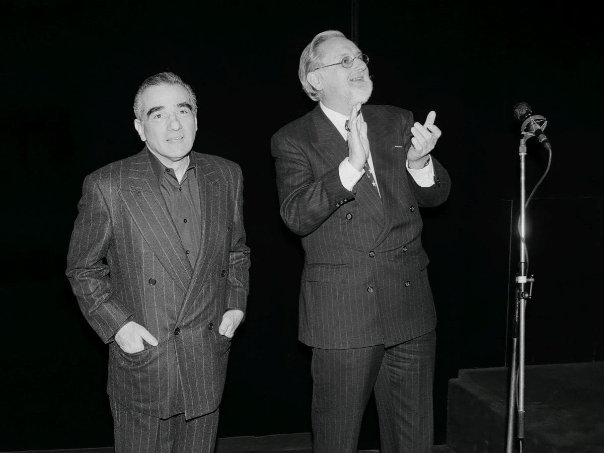 Martin Scorsese & Peter Konlechner 1995 (Foto: Viennale © Alexander Tuma)