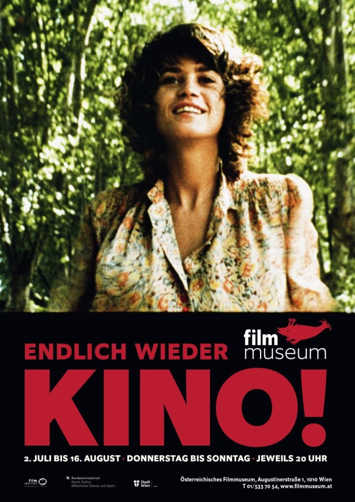 Plakat Endlich wieder Kino! (Bild: Professione: reporter / The Passenger, 1975, Michelangelo Antonioni)