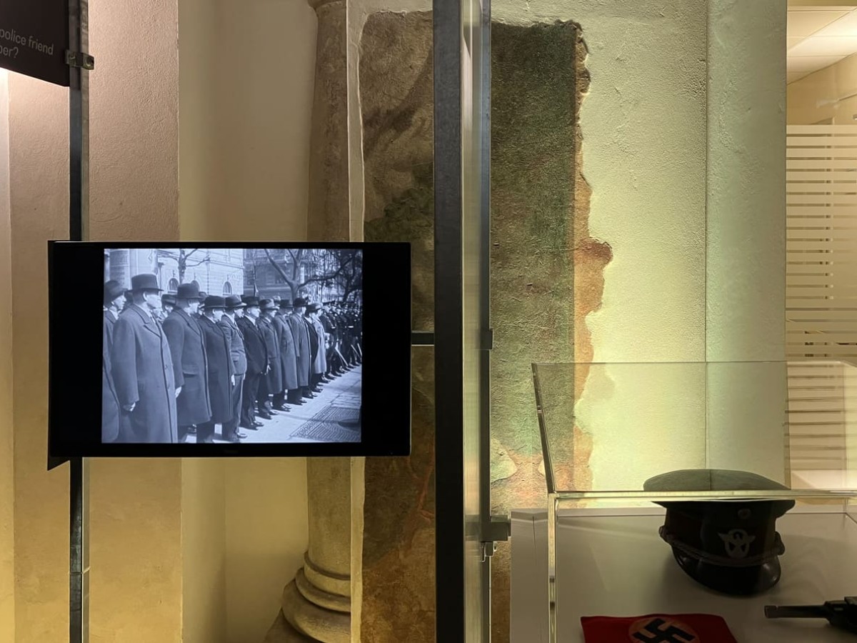 Filme aus der Sammlung des Filmmuseums bei Hitlers Exekutive. Die österreichische Polizei und der Nationalsozialismus, 2024, Bundesministerium für Inneres (Foto: ÖFM © Anna Högner)