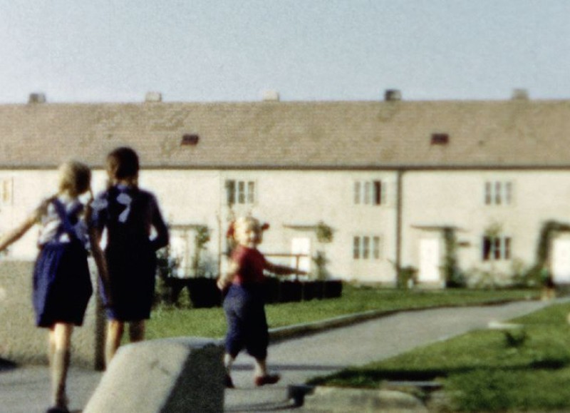 Filmstill aus "Die Per-Albin-Hansson-Siedlung", 1952 (Quelle: WSTLA, Filmarchiv media wien 140)