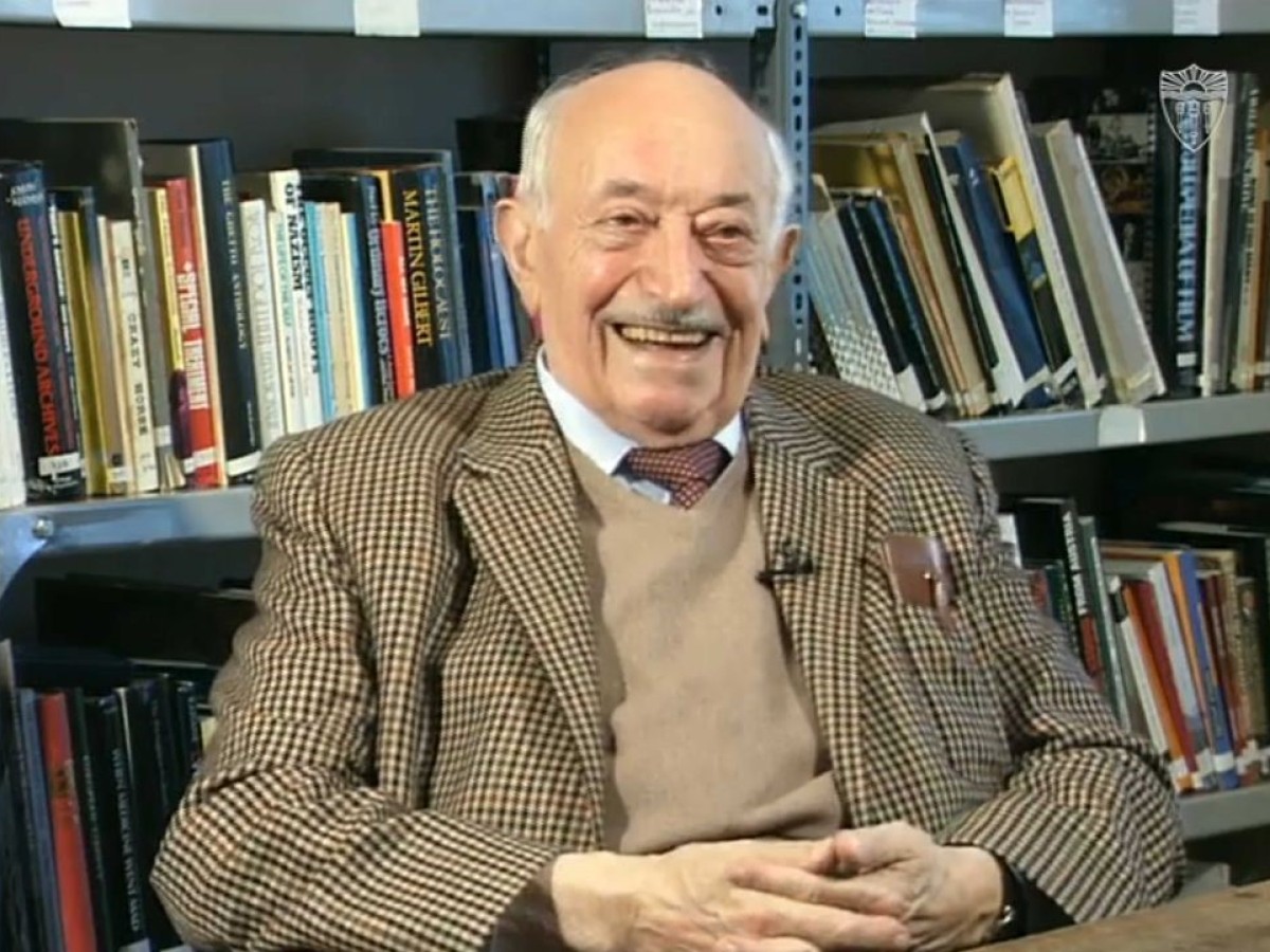 Simon Wiesenthal im Interview © USC Shoah Foundation 