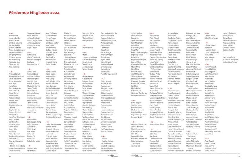 Doppelseite aus dem Jahresbericht 2024