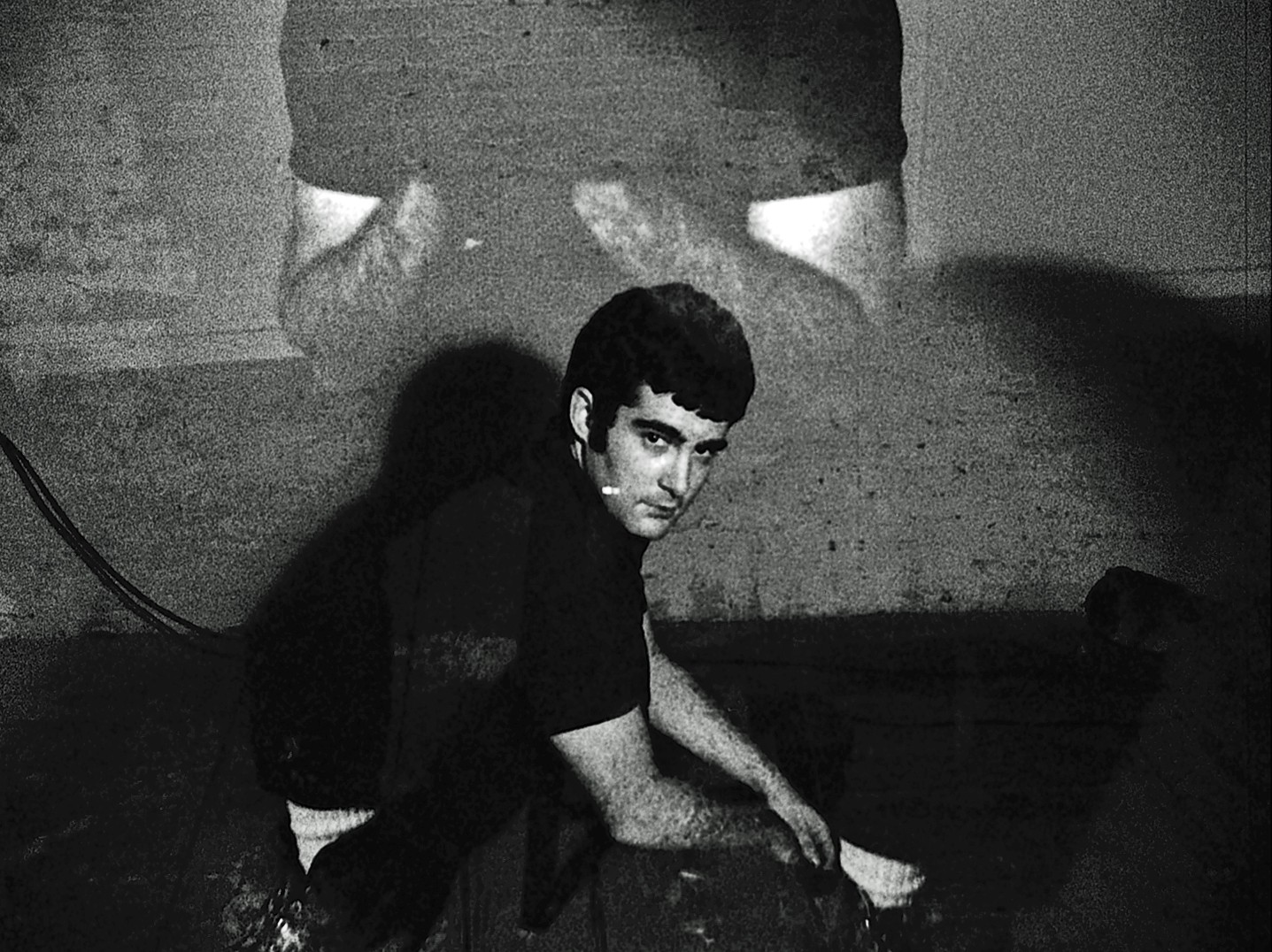 Larry Poons in Manual of Arms, 1966, Hollis Frampton (courtesy of the Criterion Collection)