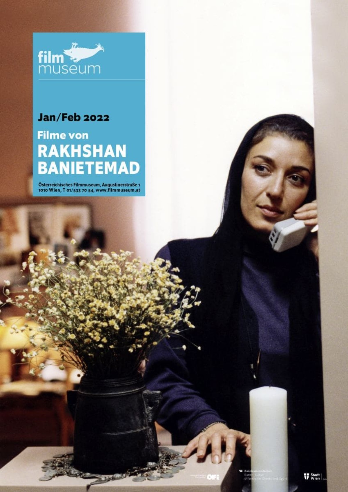 Plakat Rakhshan Banietemad (Titelbild: The May Lady, 1998, Rakhshan Banietemad)