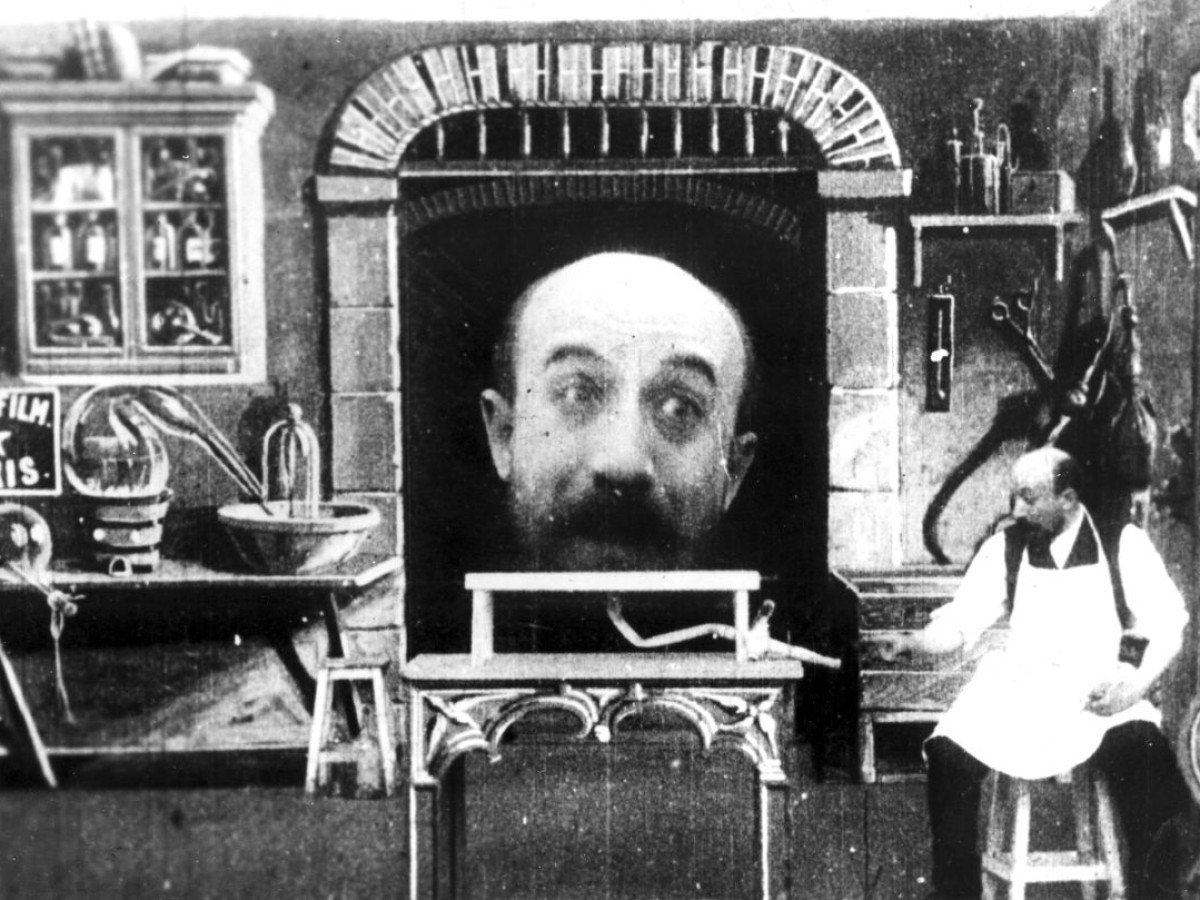 L'Homme à la tête en caoutchouc, 1901, Georges Méliès