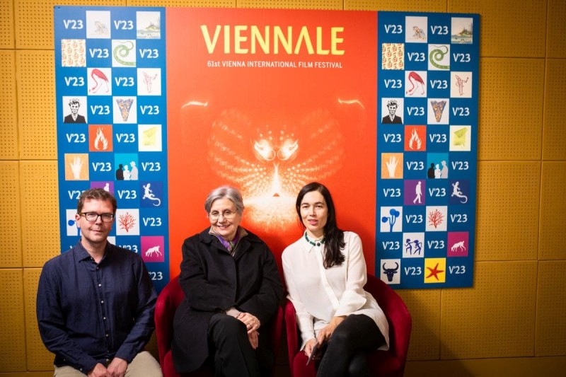Michael Loebenstein, Valeria Sarmiento, Eva Sangiorgi (Foto: Viennale © Heidrun Henke)