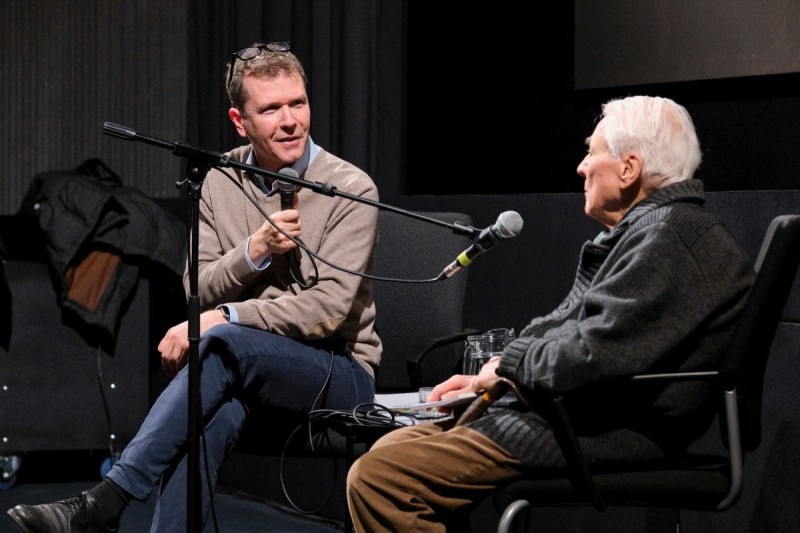 Michael Loebenstein, Alexander Kluge (Foto: ÖFM © Eszter Kondor)