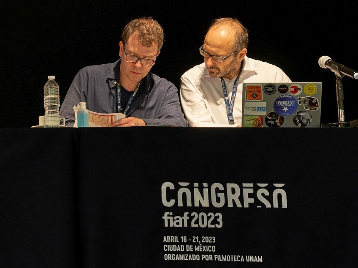 Michael Loebenstein beim FIAF Kongress 2023 © Mikko Kuutti