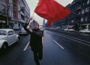 Farbtest Rote Fahne, 1968, Gerd Conradt