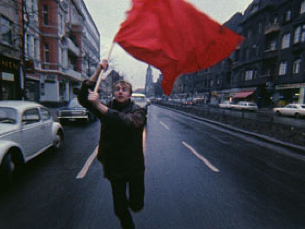 Farbtest Rote Fahne, 1968, Gerd Conradt