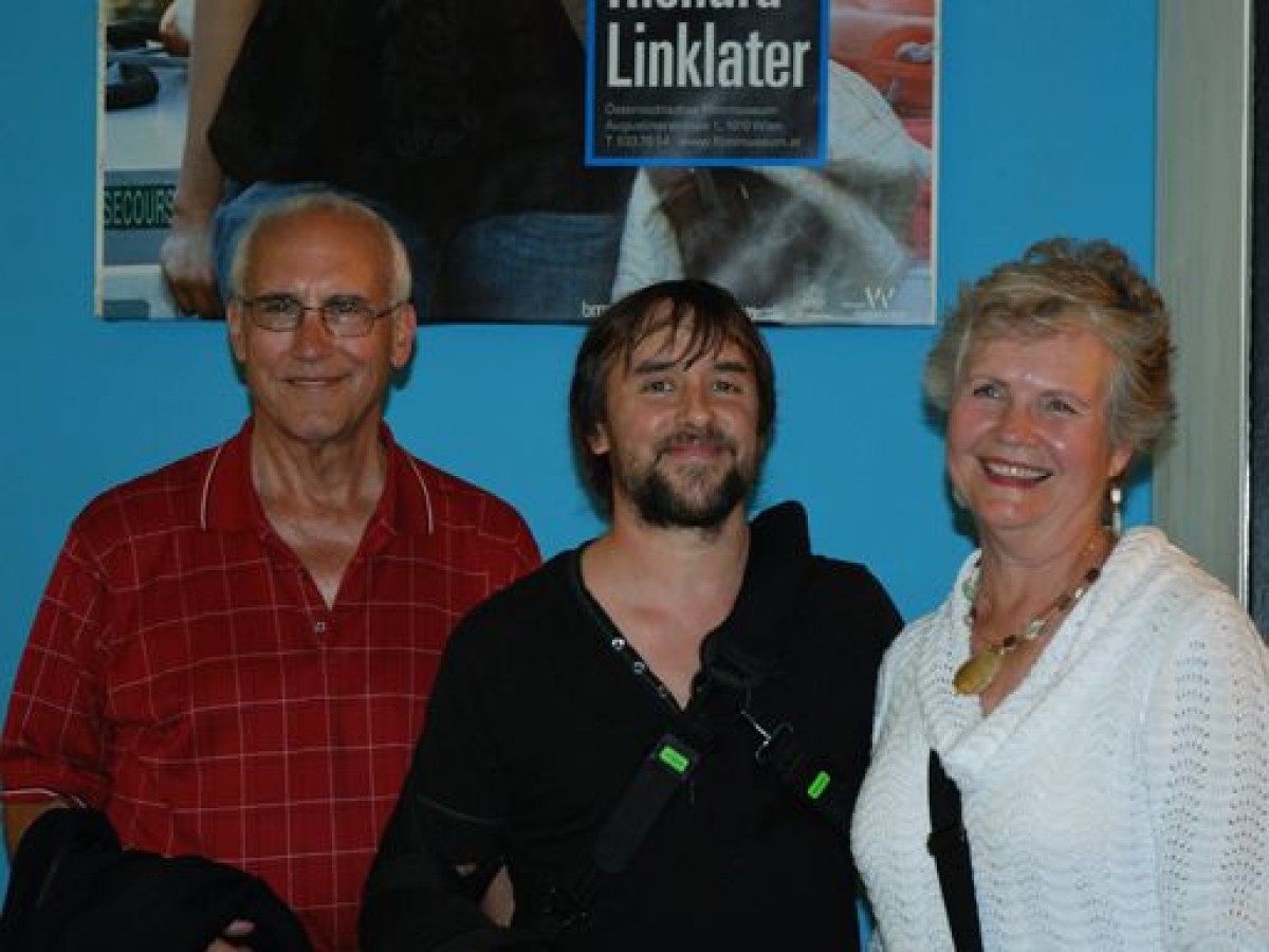 Richard Linklater und seine Eltern im Filmmuseum