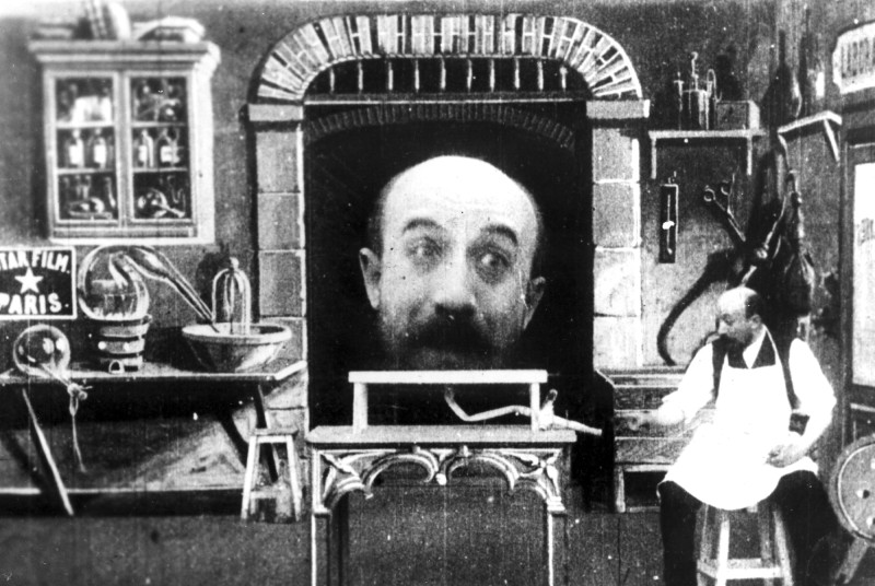 L’Homme à la tête en caoutchouc, 1901, Georges Méliès