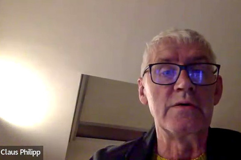 Claus Philipp im Zoom-Gespräch
