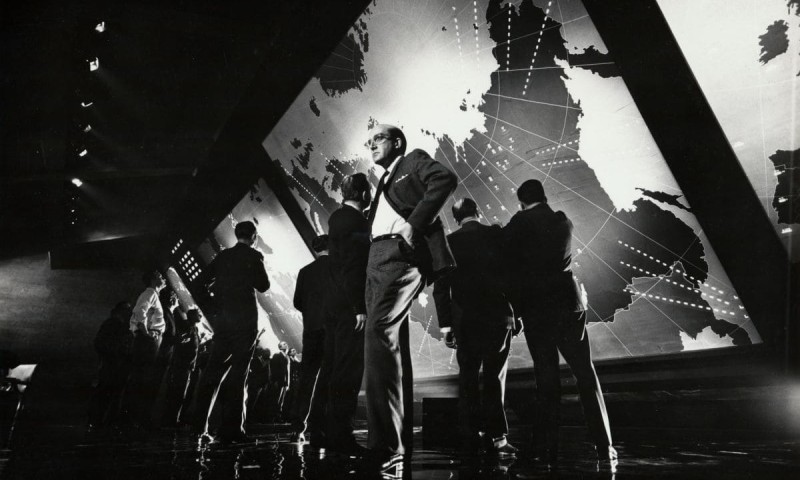 Dr. Strangelove or: How I Learned to Stop Worrying and Love the Bomb, 1964, Stanley Kubrick (Image courtesy of Park Circus/Sony Pictures) Dr. Strangelove or: How I Learned to Stop Worrying and Love the Bomb, 1964, Stanley Kubrick (Image courtesy of Park Circus/Sony Pictures)