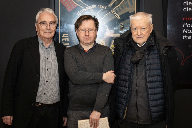 Simon Field, Mark Webber, Peter Kubelka (Foto: ÖFM © Peter Griesser)