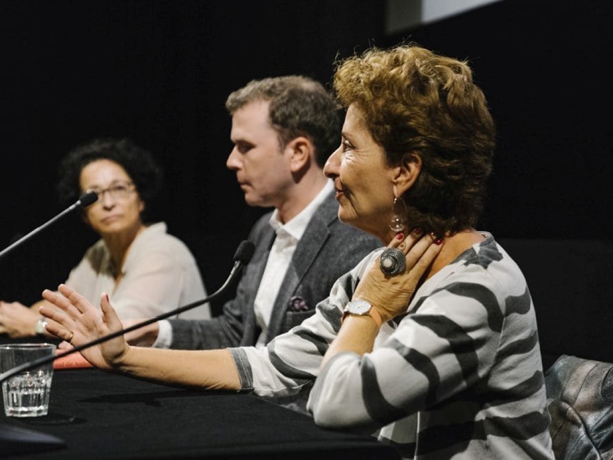 Isolde Charim, Michael Loebenstein, Ruth Beckermann (Foto: ÖFM / © Mercan Sümbültepe)