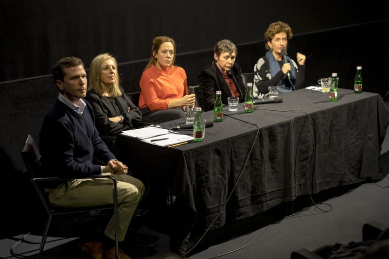 Michael Loebenstein, Christine Dollhofer, Katharina Mückstein, Mara Mattuschka, Ruth Beckermann (Foto: ÖFM/© Mercan Sümbültepe)
