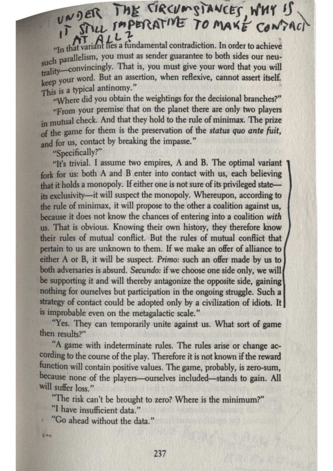 Fiasko von Stanislaw Lem, S. 237 Fiasko von Stanislaw Lem, S. 237