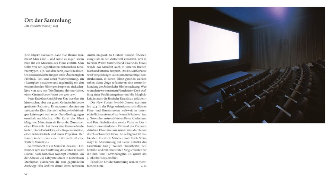 Alexander Horwath: Ort der Sammlung. Das Unsichtbare Kino 3, 2003 (in: Kollektion, Band 22)